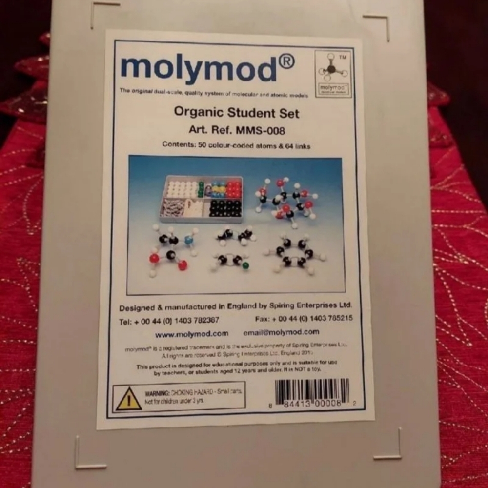 Molymod MMS-008 Organic Chemistry Molecular Model Student Set (53) GUC